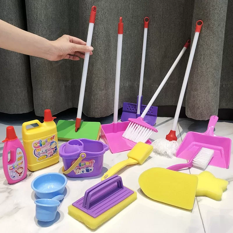 Mini Simulation Cleaning Pretend Play Kids Toys Broom for Children Makeup Brushes Washing Machine Set Kindergarten Game Toys Mini Simulation Cleaning Pretend Play Kids Toys Broom for Children Makeup Brushes Washing Machine Set Kindergarten Game Toys