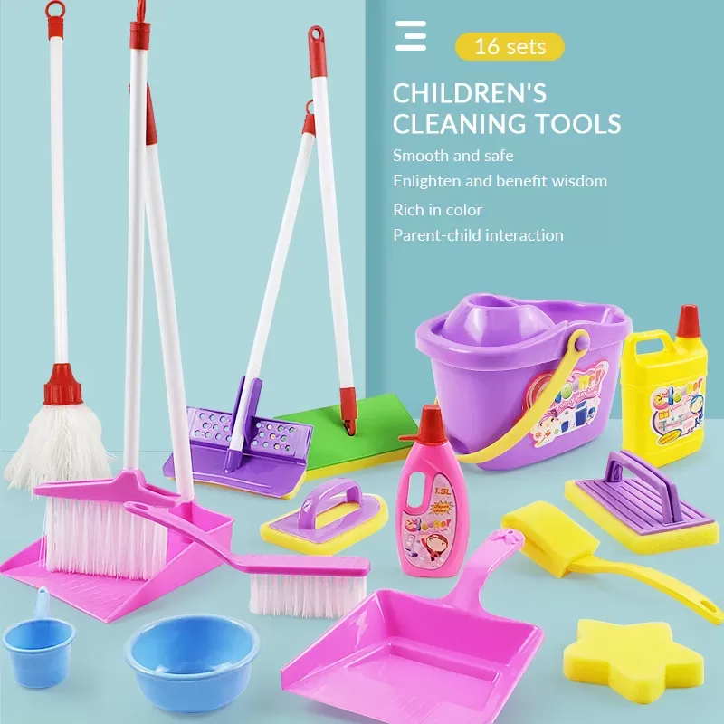 Mini Simulation Cleaning Pretend Play Kids Toys Broom for Children Makeup Brushes Washing Machine Set Kindergarten Game Toys Mini Simulation Cleaning Pretend Play Kids Toys Broom for Children Makeup Brushes Washing Machine Set Kindergarten Game Toys