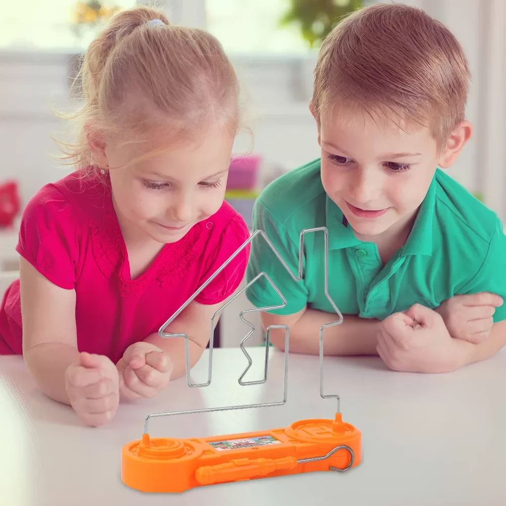 Electric Shock Wire Maze Creative Game Concentration Exercises Touch Maze Wire Board Toy for Children Gift Supplies Electric Shock Wire Maze Creative Game Concentration Exercises Touch Maze Wire Board Toy for Children Gift Supplies