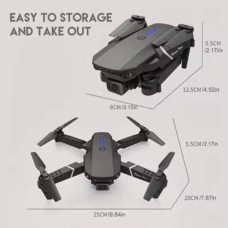 New E88Pro RC Drone 4K Professinal With 1080P Wide Angle Dual HD Camera Foldable RC Helicopter WIFI FPV Height Hold Apron Sell New E88Pro RC Drone 4K Professinal With 1080P Wide Angle Dual HD Camera Foldable RC Helicopter WIFI FPV Height Hold Apron Sell