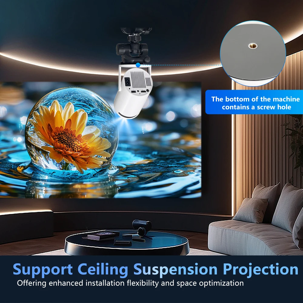 Magcubic Projector HY300 PRO 4K Android 11 Dual Wifi6 260ANSI Allwinner H713 BT5.0 1080P 1280*720P Home Cinema Outdoor Projetor Magcubic Projector HY300 PRO 4K Android 11 Dual Wifi6 260ANSI Allwinner H713 BT5.0 1080P 1280*720P Home Cinema Outdoor Projetor