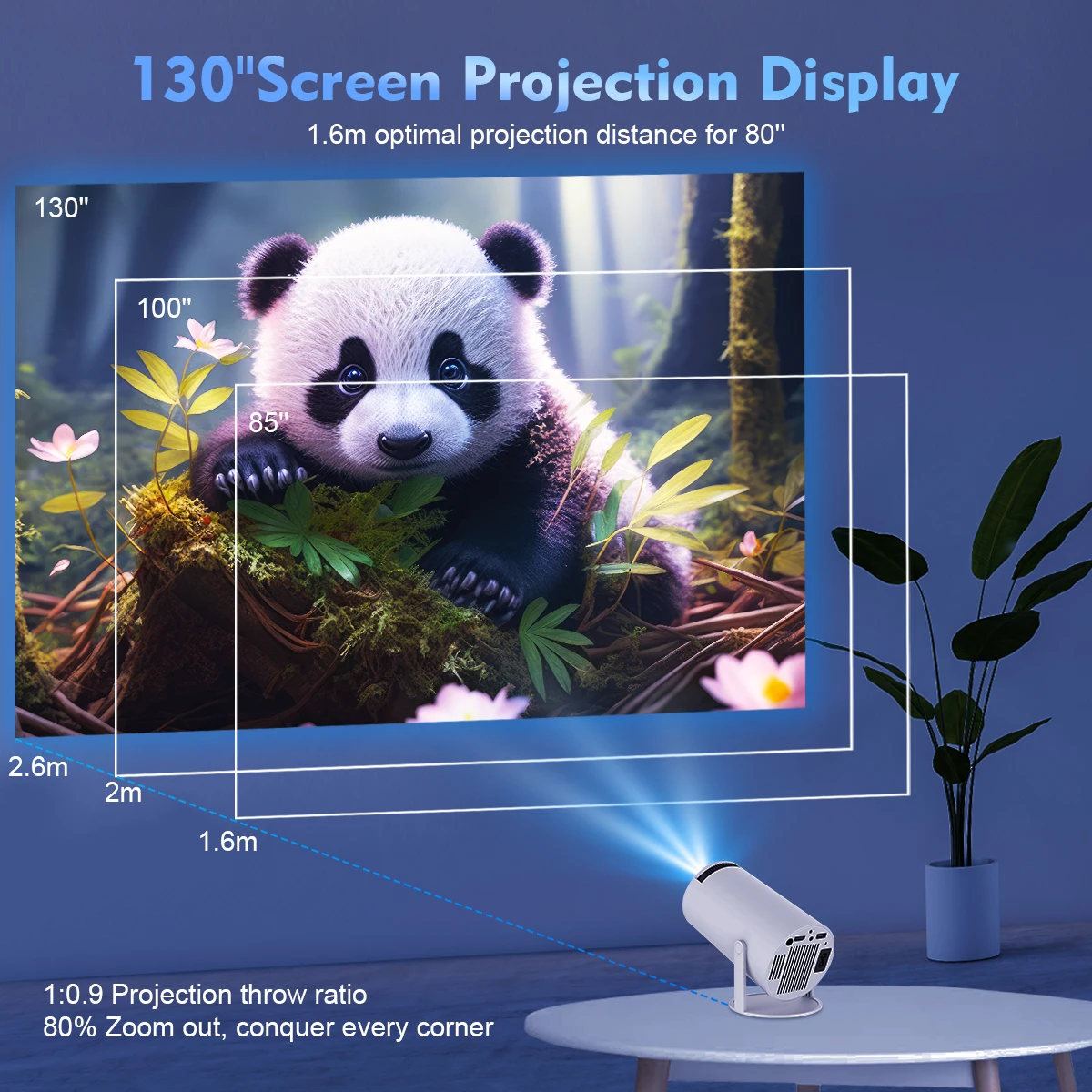 Magcubic Projector HY300 PRO 4K Android 11 Dual Wifi6 260ANSI Allwinner H713 BT5.0 1080P 1280*720P Home Cinema Outdoor Projetor Magcubic Projector HY300 PRO 4K Android 11 Dual Wifi6 260ANSI Allwinner H713 BT5.0 1080P 1280*720P Home Cinema Outdoor Projetor