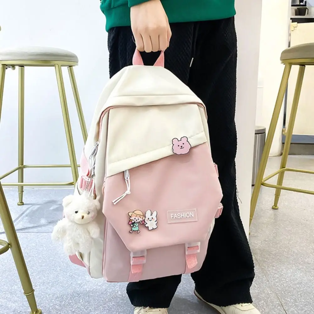 Nylon Book Bag Multifunctional Waterproof Large Capacity Backpack School Bag Boys Girls Nylon Book Bag Multifunctional Waterproof Large Capacity Backpack School Bag Boys Girls