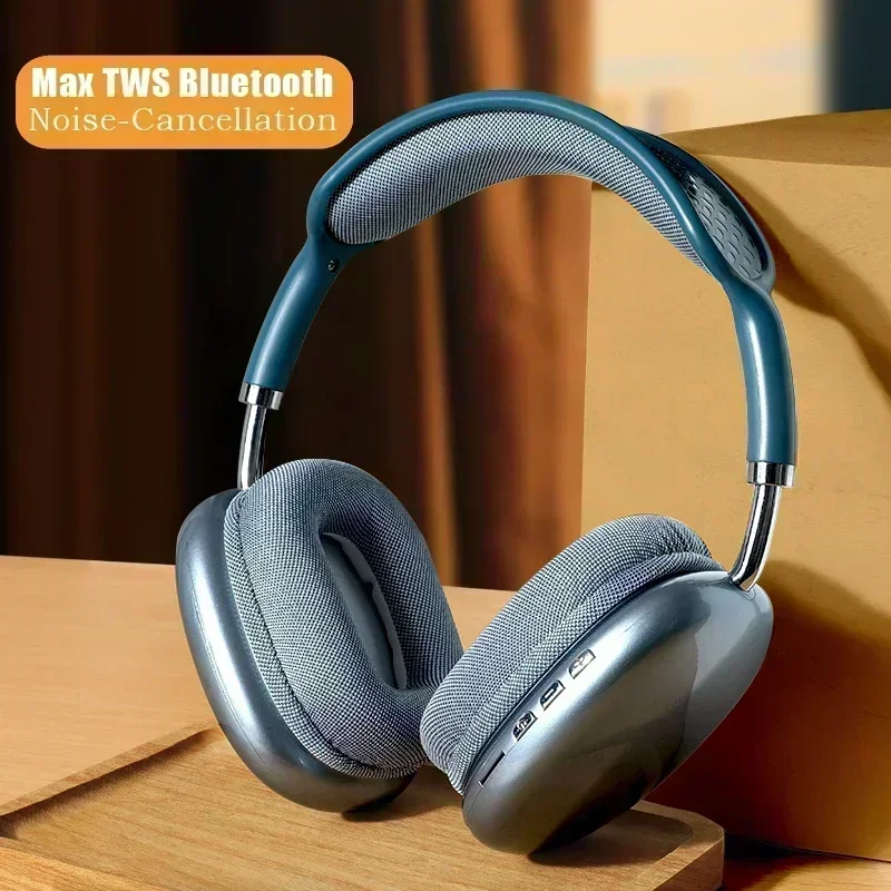 Hot New P9Pro Wireless Bluetoth Headphones Noise Cancelling Mic Over Ear Sports Gaming With TF Card Slot Headset