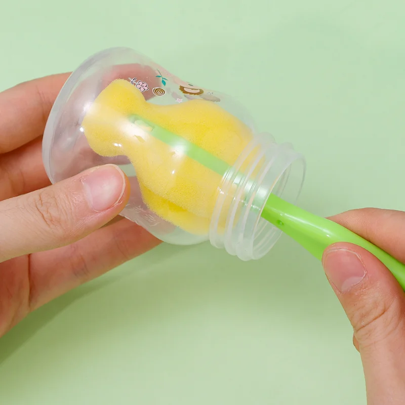 Sponge Nipple Cleaning Brush Long Handle Baby Pacifier Straw Scrubber 360° Washing Glass Cup Small Brush Kitchen Cleaning Tool Sponge Nipple Cleaning Brush Long Handle Baby Pacifier Straw Scrubber 360° Washing Glass Cup Small Brush Kitchen Cleaning Tool